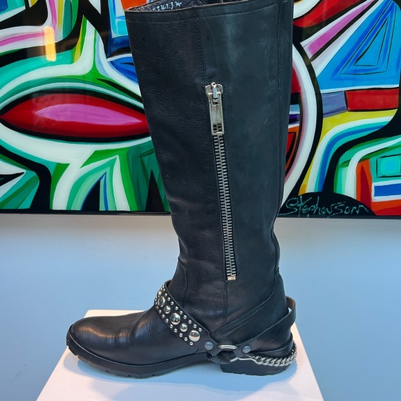 Signed Limit Edition Golden Goose Motorcycle Boots - Picture 2 of 6